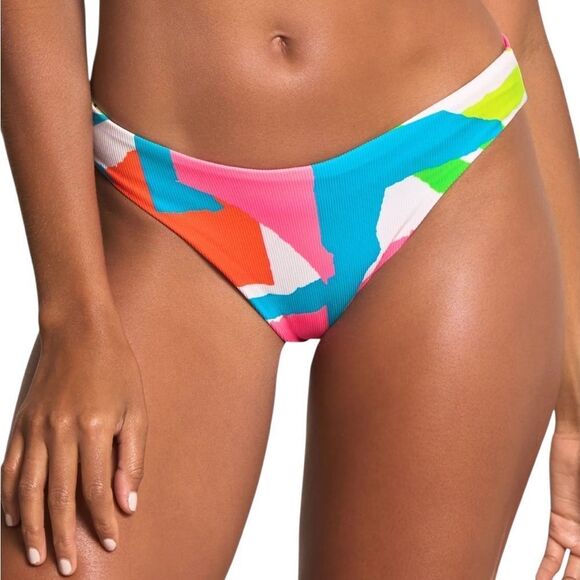 Maaji Sublimity Reversible Signature Cut Classic Bikini Bottom Jigsaw Medium M - Picture 1 of 7